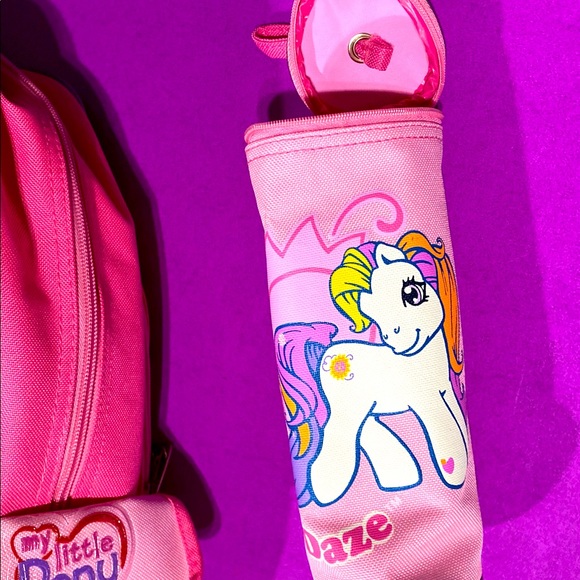 MY LITTLE PONY VINTAGE 2003 NWOT SUNNY DAZE CANVAS PINK BACKPACK RARE - Picture 15 of 16